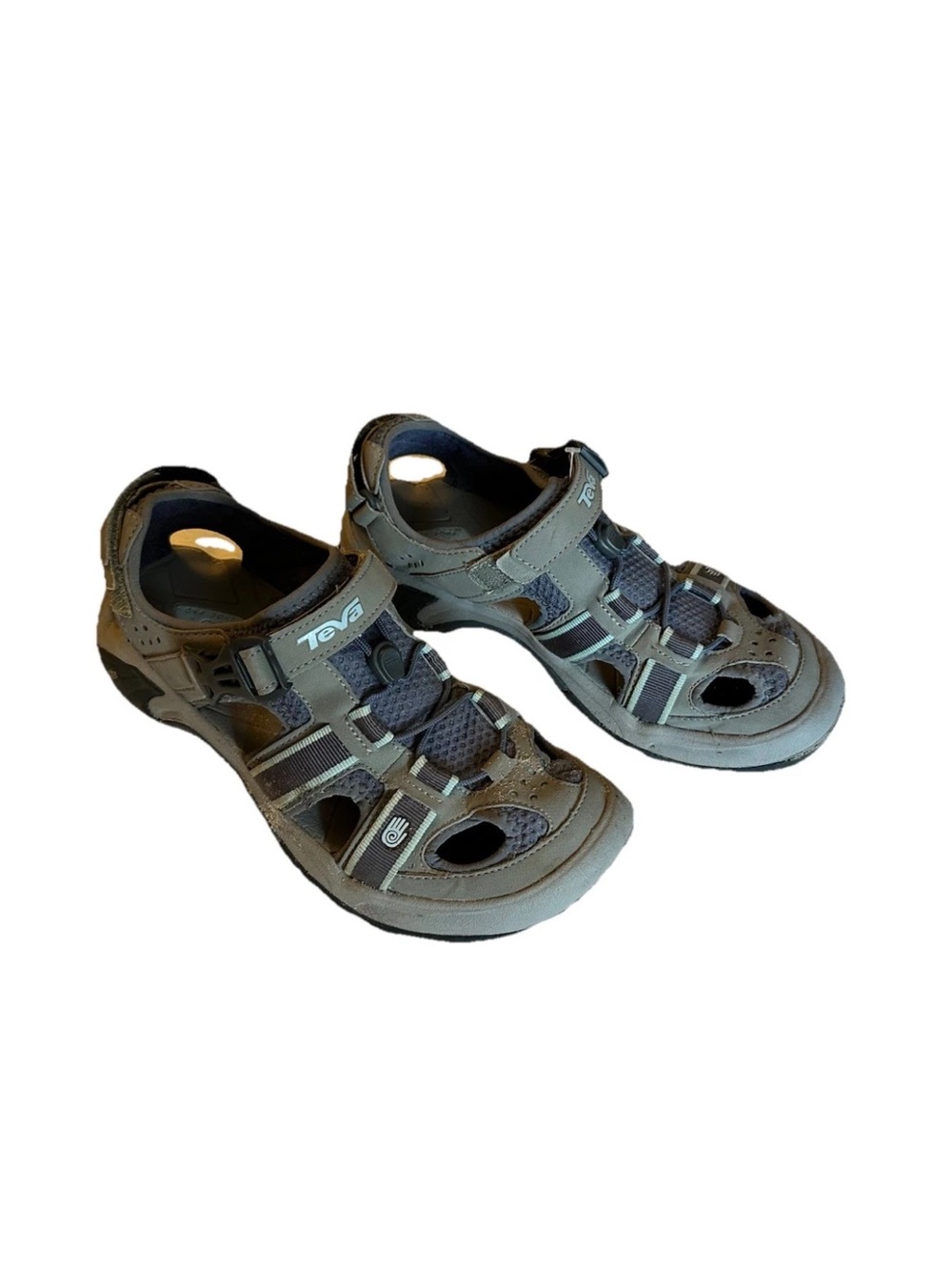 Teva Womens Grey Outdoor Sport Sandals Size 8.5